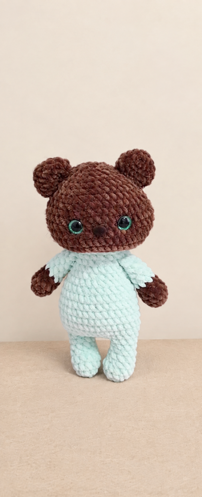 🧸 Ръчно плетено мече
